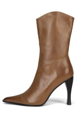 BE-BOLD -Jeffrey Campbell Store be bold mid calf boot dv camel distressed 6 754937