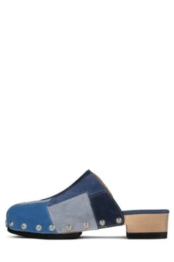 CALCEUS -Jeffrey Campbell Store calceus hs blue suede combo 6 211687