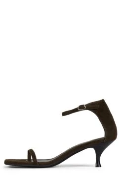 CELINA -Jeffrey Campbell Store celina heeled sandal st espresso suede 6 539083