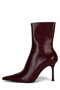 DARING -Jeffrey Campbell Store daring heeled boot yyh wine 6 910736