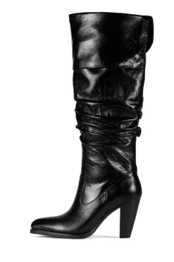 DOUBLOON -Jeffrey Campbell Store doubloon knee high boot yyh black 6 314020