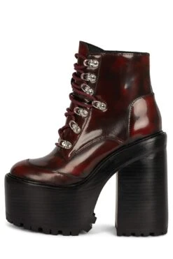 FERNROCK -Jeffrey Campbell Store fernrock platform boot hs wine box 5 994924