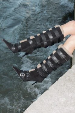 HIVER -Jeffrey Campbell Store hiver knee high boot yyh 469731