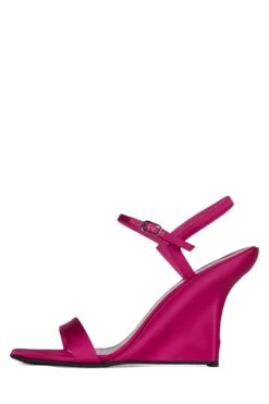 KASSANDRA -Jeffrey Campbell Store kassandra st fuchsia satin 6 859846