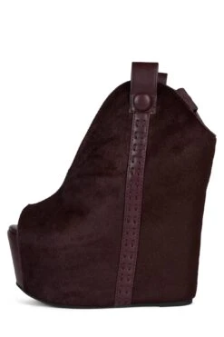 KELSEY-FUR -Jeffrey Campbell Store kelsey fur hn wine 5 949336