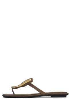 LINQUES-2 -Jeffrey Campbell Store linques 2 yyh brown satin gold 6 847892