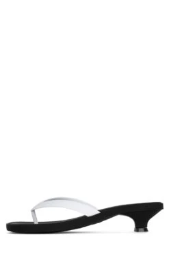 Jeffrey Campbell LOLLIPOP -Jeffrey Campbell Store lollipop heeled sandal jeffrey campbell white matte black 6 625133
