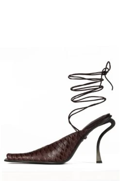 PARALLAX -Jeffrey Campbell Store parallax yyh brown snake 6 149719