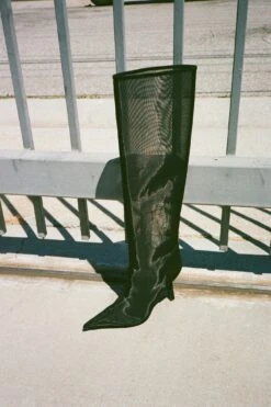 PEEPSHOW -Jeffrey Campbell Store peepshow knee high boot st 241829