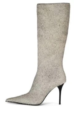 PROPOSAL-F -Jeffrey Campbell Store proposal f knee high boot yyh grey white combo 6 307961