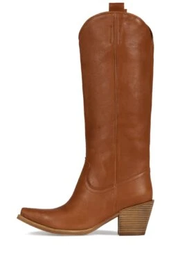 RANCHER-K -Jeffrey Campbell Store rancher k knee high boot st tan sanded 6 129611