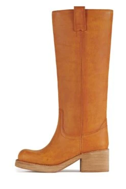 REFLECT-HI 37 REFLECT-HI -Jeffrey Campbell Store reflect hi knee high boot yyh tan distressed 6 991762