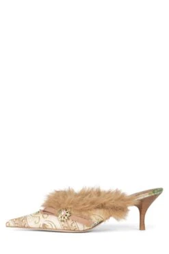 ROCAILLIE -Jeffrey Campbell Store rocaillie dv beige brown combo 6 158558