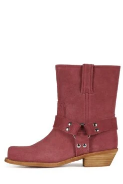 WAYLON-LO -Jeffrey Campbell Store waylon lo ankle boot hn purple suede 6 639583