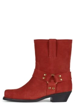 WAYLON-LO -Jeffrey Campbell Store waylon lo hn red suede 6 521427