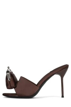 XTRA-COIN -Jeffrey Campbell Store xtra coin yyh brown satin 6 609908